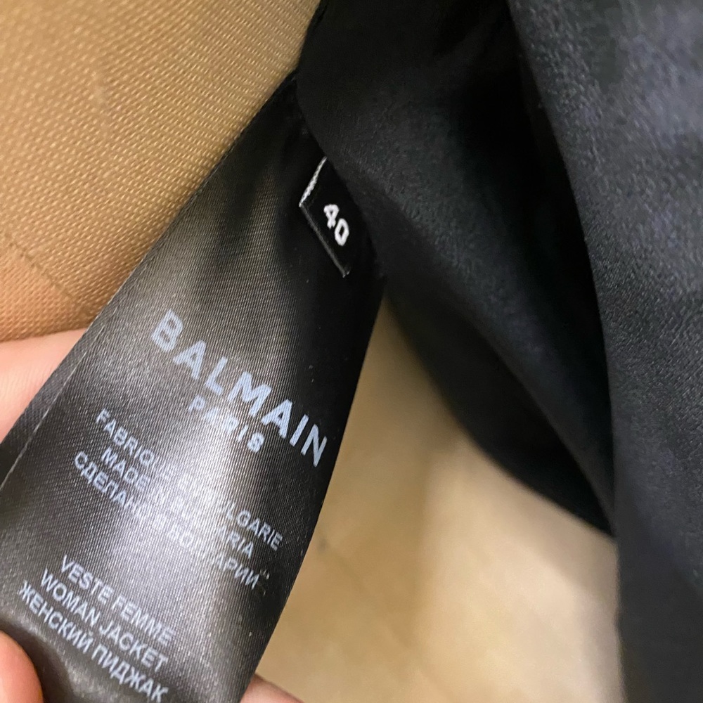 Balmain Velvet Jacket - Picture 11 of 12